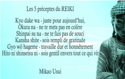 cinq grands principes du Reiki Usui